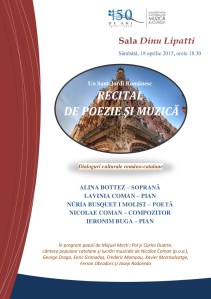 Afis recital catalanistica 18.04.2015